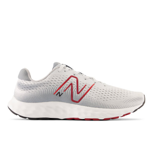 New Balance Men's 520v8 in Grey/Red Synthetic - M520LR8