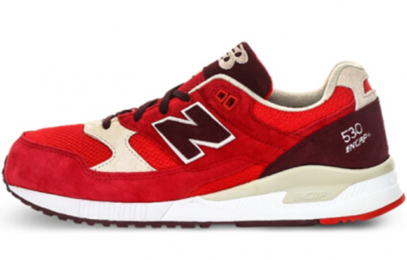 New Balance 530 Elite Edition 'Paper Lights' Red/Chocolate Cherry/Oyster Marathon Running Shoes/Sneakers M530RAA - M530RAA