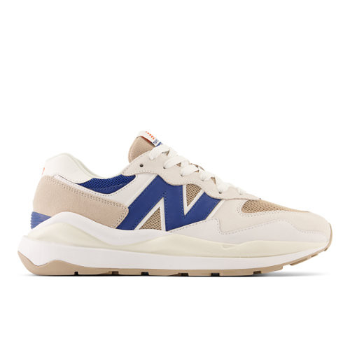 New Balance Men's 5740 in White/blanc/Blue/Bleu Suede/Mesh - M5740SNA