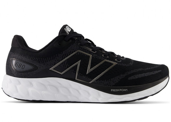 New Balance Men's Fresh Foam 680v8 - Black/Grey/White - M680LK8