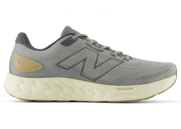 New Balance Men's Fresh Foam 680v8 Running Shoes - Grey/Beige - M680RY8