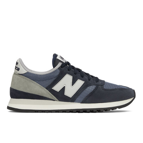 New Balance Hombre MADE in UK 730 in Azul/Gris, Suede/Mesh, Talla 40 - M730NNG