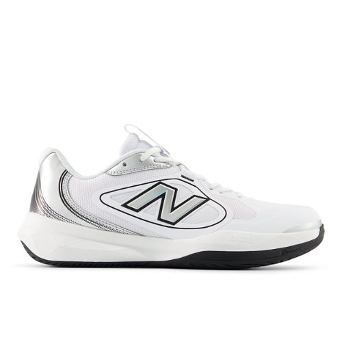 New Balance Men's FuelCell 796v5 Tennis Shoes - White/Black/Grey - M79656Y