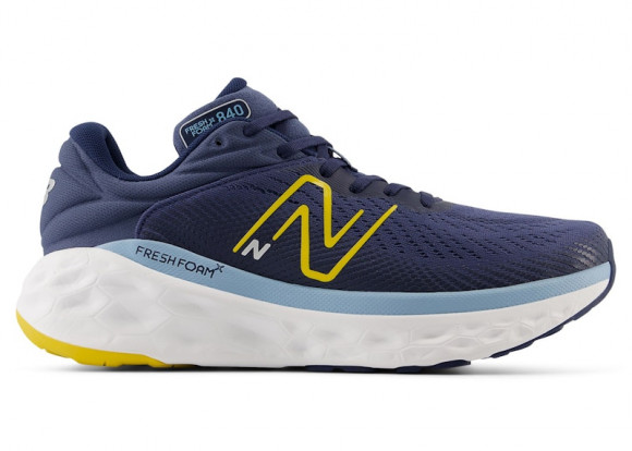 New Balance Men's Fresh Foam X 840v1 Running Shoes - Blue/Orange - M840FCE