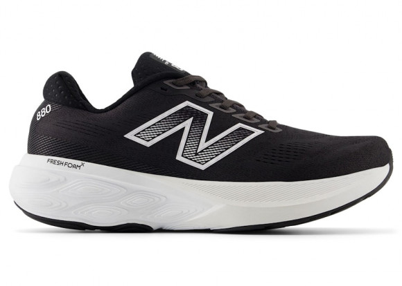 New Balance Men's Fresh Foam X 880v15 Running Shoes - Black/White/Grey - M880B15