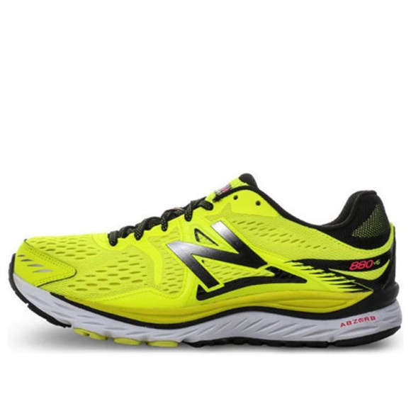 New Balance 880 v6 Yellow/Black Marathon Running Shoes (Low Tops/Retro) M880YB6 - M880YB6