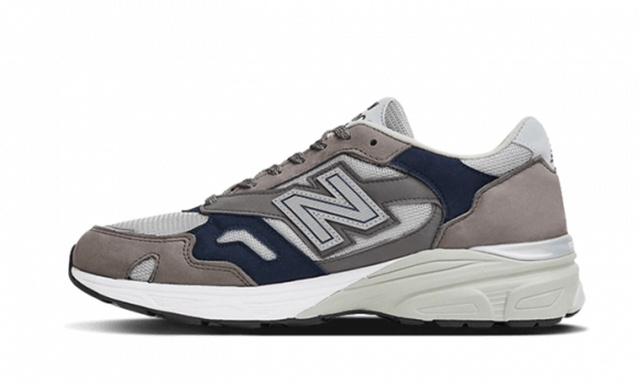 New Balance Hombre MADE in UK 920 in Gris/Azul/Blanca, Suede/Mesh, Talla 40 - M920GNS