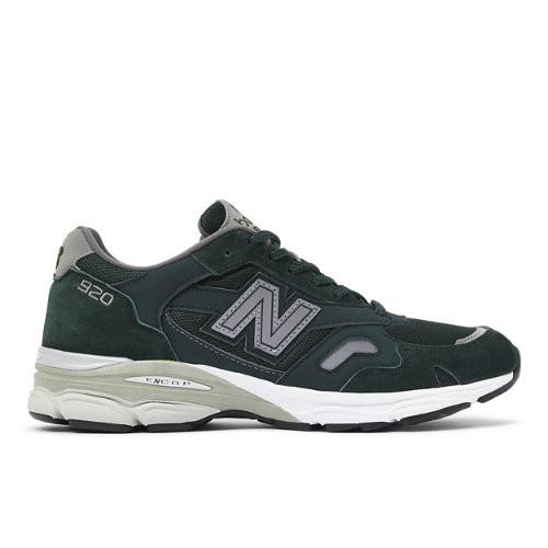 New Balance Men's MADE in UK 920 in Green/Grey/White Suede/Mesh - M920GRN