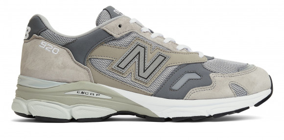 New Balance Hombre Made in UK 920 - Hombres EU 45, Grey/White - M920GRY
