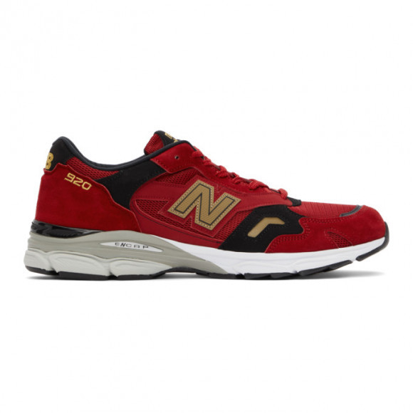 Hombres New Balance Made in UK 920 - Red/Black, Red/Black - M920YOX