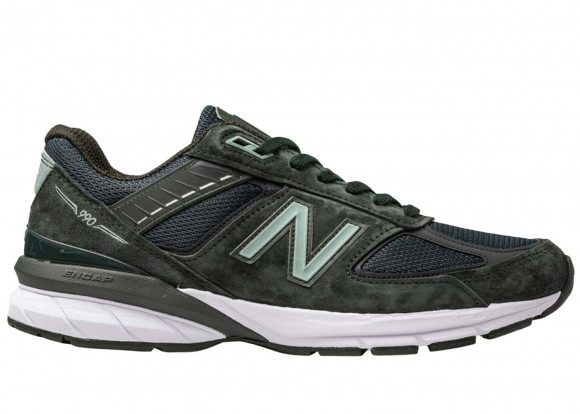 Hombres New Balance Made in US 990v5 - Defense Green/Cedar Quartz, Defense Green/Cedar Quartz - M990DC5