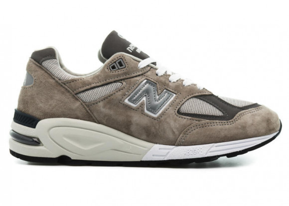 New Balance Herren Made in USA 990v2 - Grau/Weiß, Grau/Weiß - M990GY2