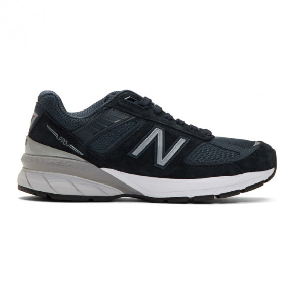 New Balance Navy Made In US 990 v5 Sneakers - M990NV5