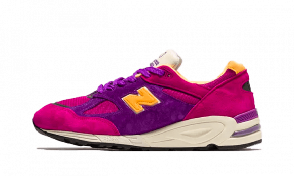 New Balance 990v2 MiUSA Teddy Santis Purple Yellow - M990PY2