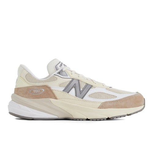 New Balance Hombre Made in USA 990v6 in Marrón/marron/Beige, Suede/Mesh, Talla 37.5 - M990SS6