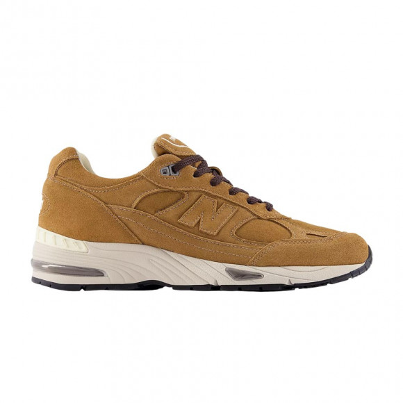 New Balance 991v1 Luxe Suede Made In UK 'Dijon' | Tan | Men's Size 12 - M991CM1