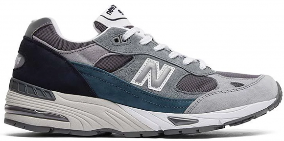 Homme New Balance Made in UK 991 - Grey/Blue/Teal, Grey/Blue/Teal ...