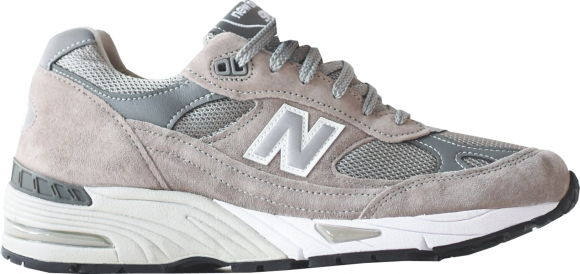 Uomo New Balance Made in UK 991 Leather - Grey, Grey - M991GL