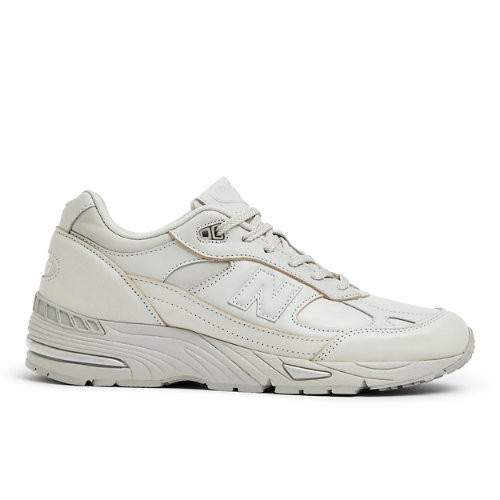 New Balance Hombre MADE in UK 991v1 Contemporary Luxe in Gris/Gris/Beige, Leather, Talla 40 - M991OW