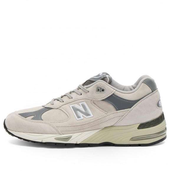 New Balance Men's 991v1 Sneaker - Made in UK in Dove - M991PG1