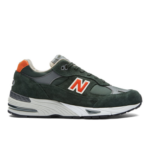 new balance 991 green orange