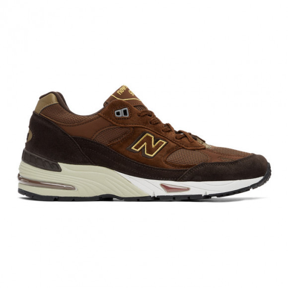 Hombres New Balance Made in UK 991 - Black Coffee/Brown, Black Coffee/Brown - M991YOX