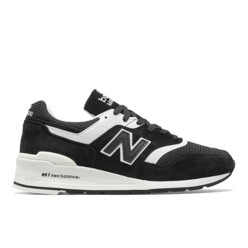 New Balance Made in US 997 Shoes - Black/White - M997BBK