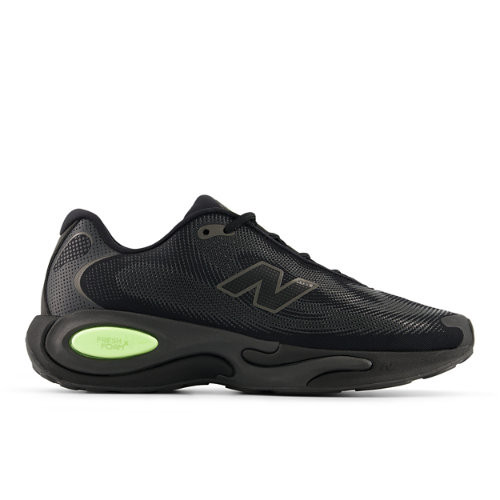 New Balance Men's AC Runner Running Shoes - Black/Green - MACR15LG