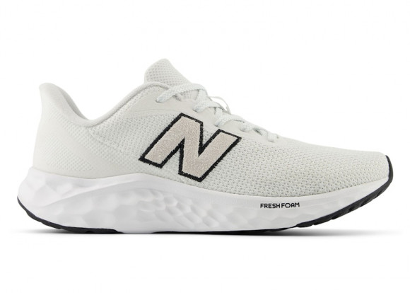 New Balance Men's Fresh Foam Arishi v4 Running Shoes - White/Grey/Black - MARISAV4