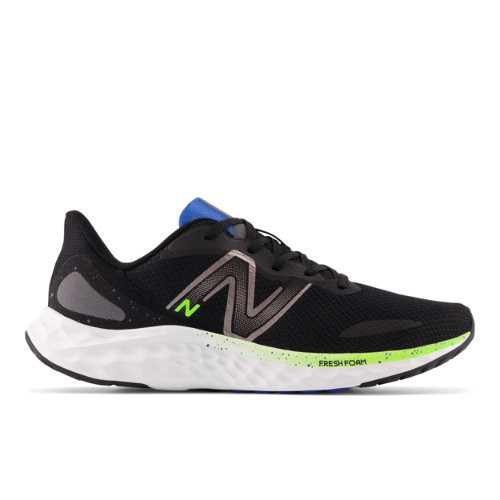 New Balance Men's Fresh Foam Arishi v4 in Black/Green/Blue/Grey Mesh - MARISPK4