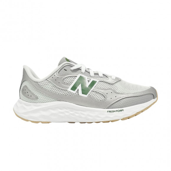 New Balance Fresh Foam Arishi V4 Tiralux 4E Extra Wide 'Raincloud Silver Metallic Dark Alpine Green' | Grey | Men's Size 8 - MARISTA44E