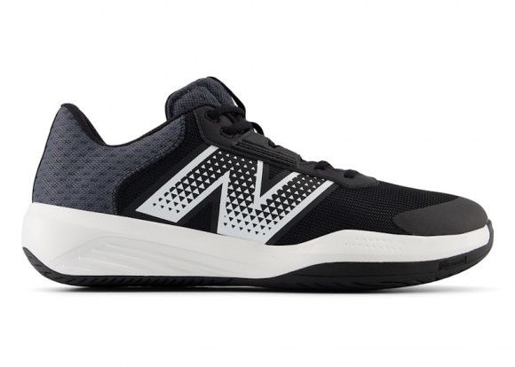 New Balance Men's 696v6 Tennis Shoes - Black/White - MCH696B6