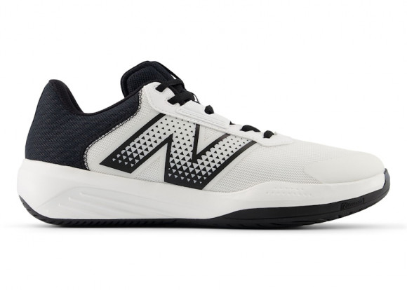 New Balance Men's 696v6 Tennis Shoes - White/Black - MCH696W6