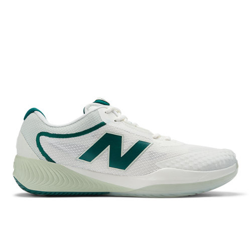 New Balance Men's FuelCell 996v6 Tennis Shoes - White/Green - MCH996A6