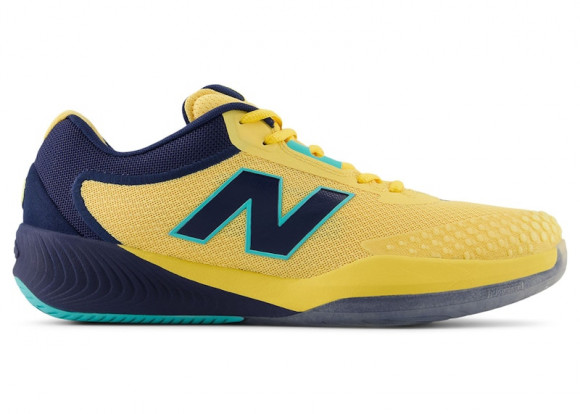 New Balance Men's FuelCell 996v6 Tennis Shoes - Blue/Beige - MCH996I6