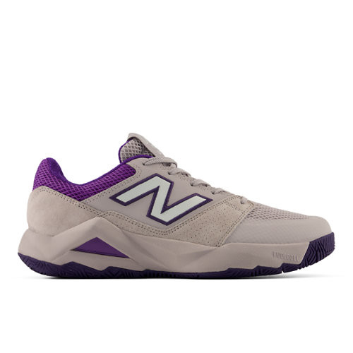New Balance Men's Coco Delray Tennis Shoes - Grey/Purple - MCOD11U