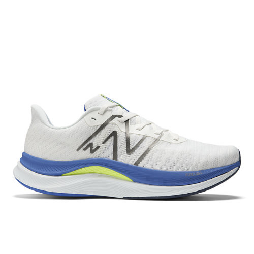 New Balance Men's FuelCell Propel v4 - White/Blue/Green - MFCPRCW4