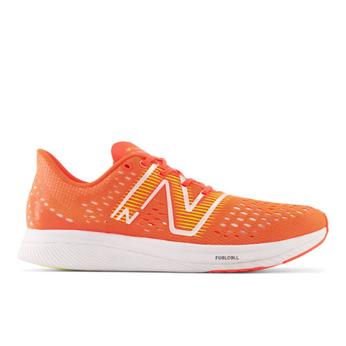 New Balance Men's FuelCell Supercomp Pacer in Orange/Yellow/White Synthetic - MFCRRCD