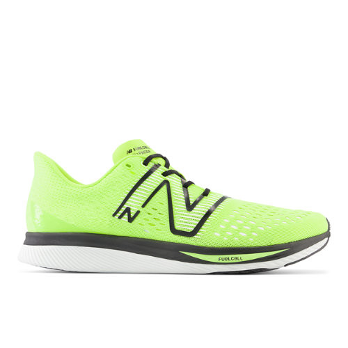 New Balance Uomo FuelCell SuperComp Pacer in Verde/vert/Nero/Noir, Mesh, Taglia 40.5 - MFCRRCT