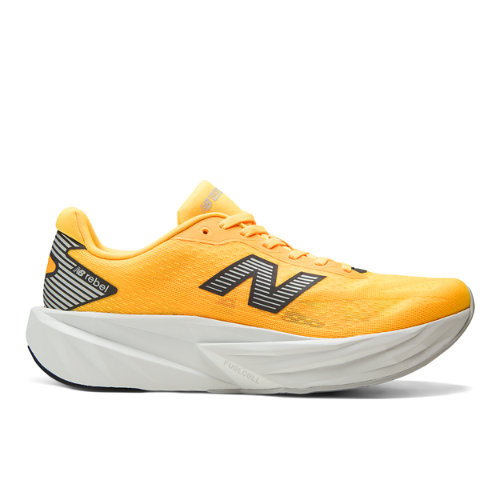 New Balance Men's FuelCell Rebel v5 Running Shoes - Orange/Grey - MFCX5IM