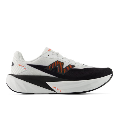 New Balance Men's FuelCell Rebel v5 Running Shoes - White/Red - MFCX93C