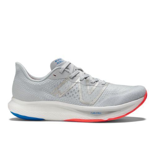 New Balance Hombre FuelCell Rebel v3 in Gris/Roja/Azul, Synthetic, Talla 40 - MFCXCG3