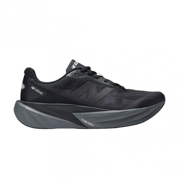 New Balance Fuelcell Rebel V5 2E Wide 'Black Castlerock Silver Metallic' | Men's Size 8 - MFCXLC52E