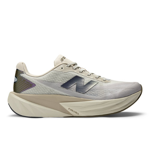 New Balance Men's FuelCell Rebel v5 Running Shoes - Grey/Brown - MFCXPA5