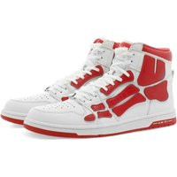 AMIRI Men's Skel Top Hi-Top Sneakers in White/Red - MFS002-LPN-124