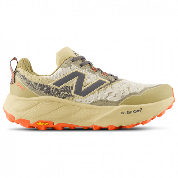 New Balance Fresh Foam X Hierro V9 Men's Sneakers - Beige - Size 6.5 - Leather - MHIER9N8