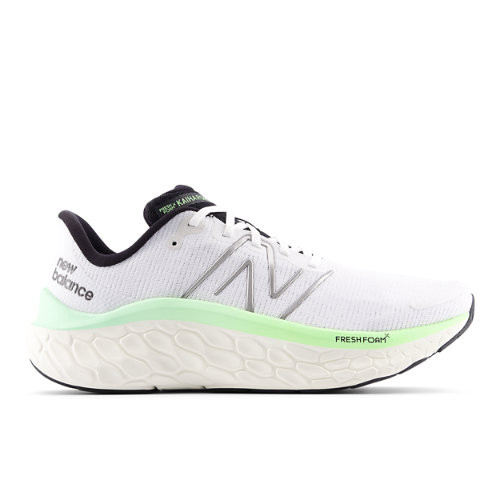 New Balance Men's Fresh Foam X Kaiha Road Running Shoes - White/Green/Beige - MKAIRCV1