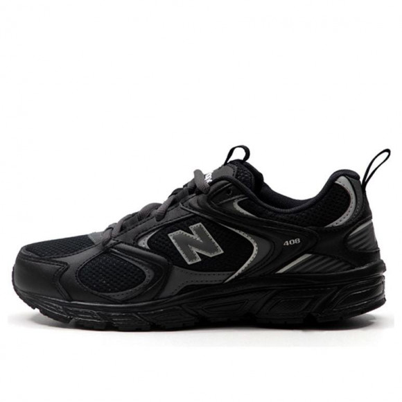 New Balance 408 Series Cozy Wear-resistant Unisex Black Marathon Running Shoes ML408K - ML408K