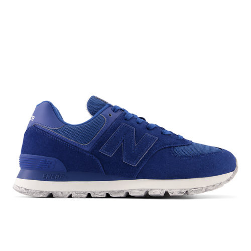 New Balance Men's 574 Rugged - Blue/White - ML574DA2