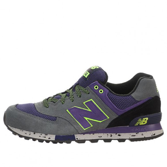 New Balance 574 Outdoor Pack Low Cut Running Shoes Grey/Purple - ML574DGP